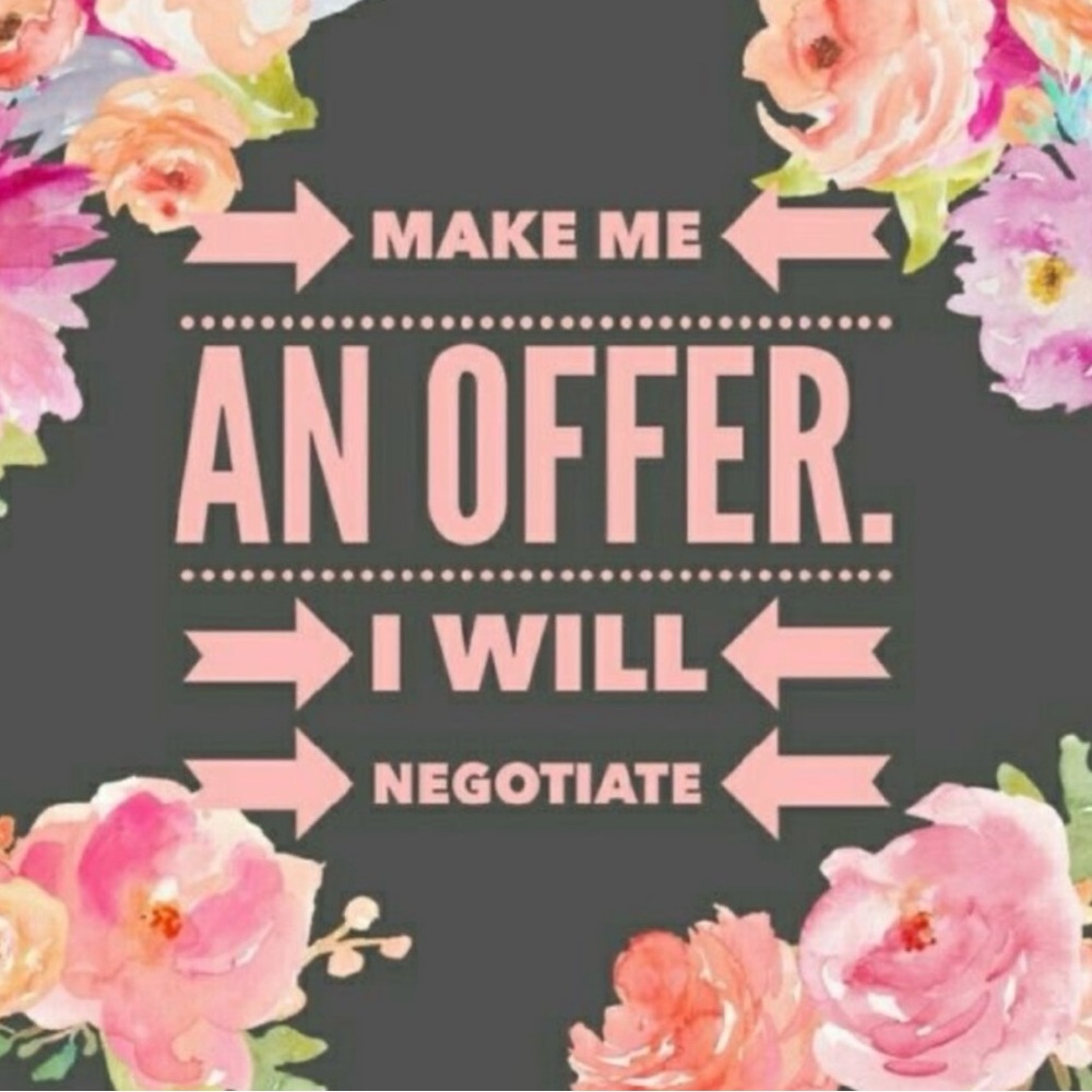 Floral Negotiation Sign